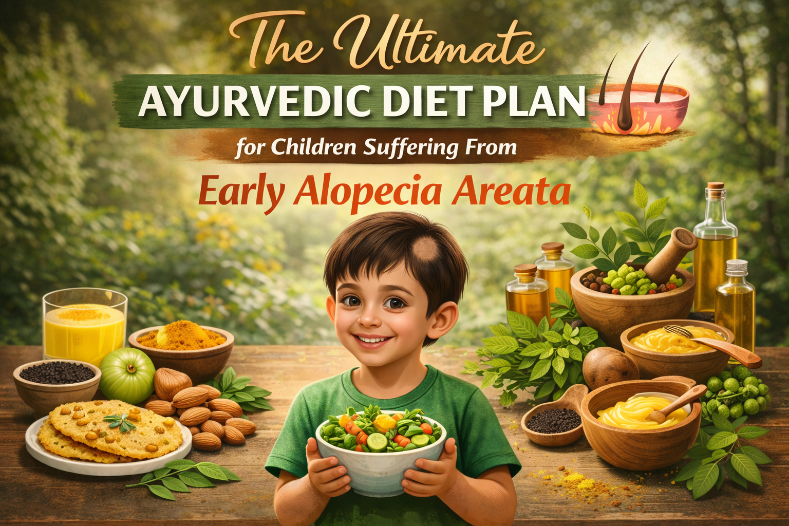 The Ultimate Ayurvedic Diet Plan for Children Suffering From Early Alopecia Areata