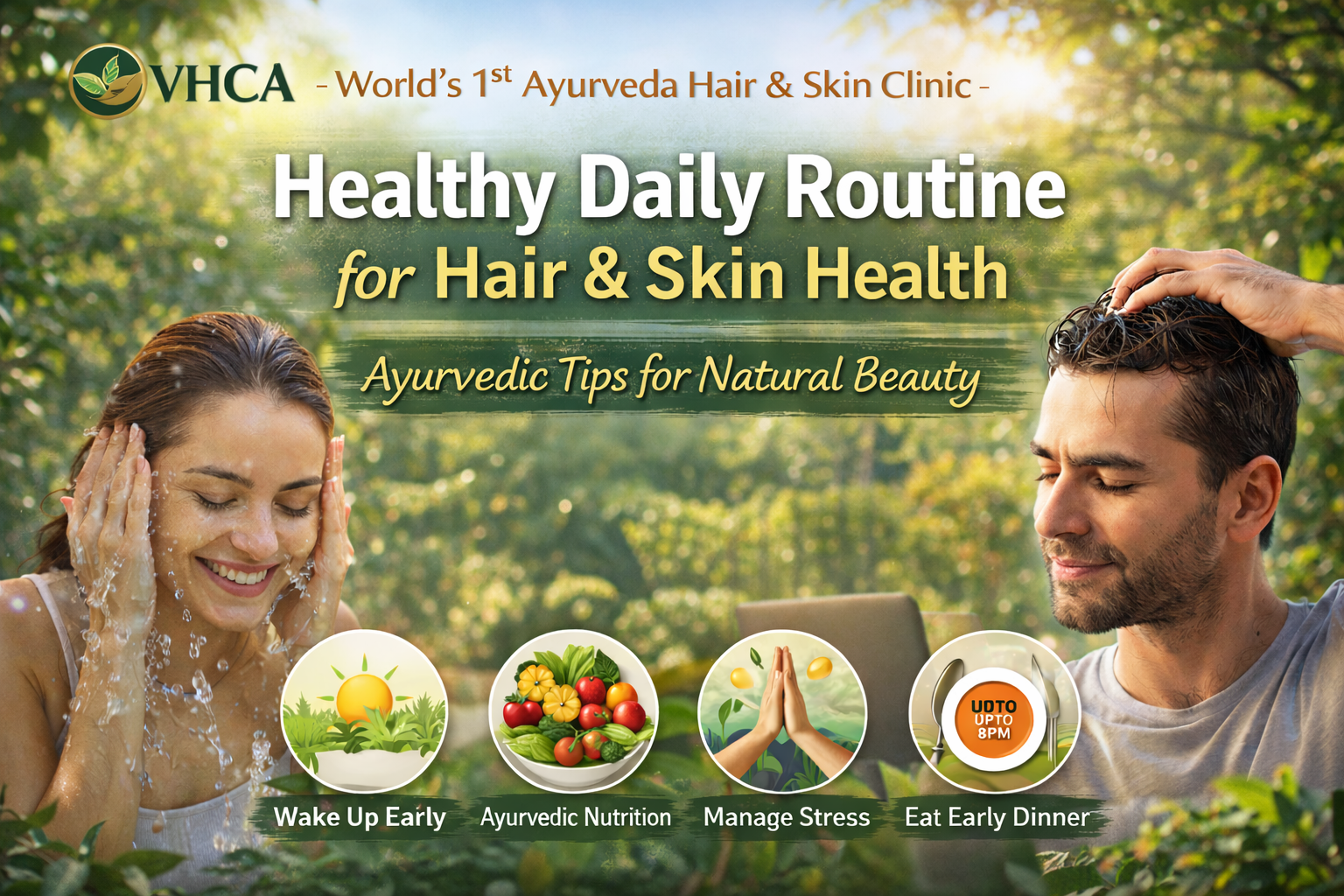 Healthy Daily Routine for Hair & Skin Health