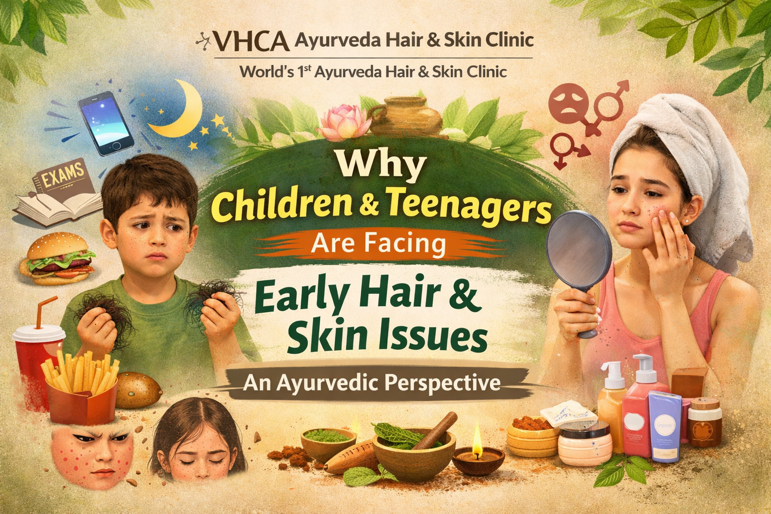 Why Children & Teenagers Are Facing Early Hair & Skin Issues