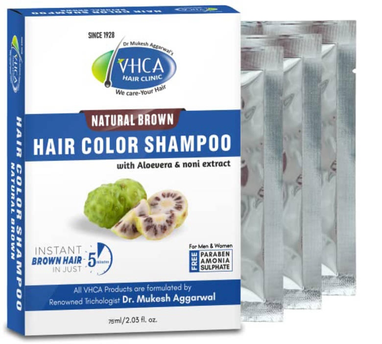 VHCA Brown Color Shampoo Sachet