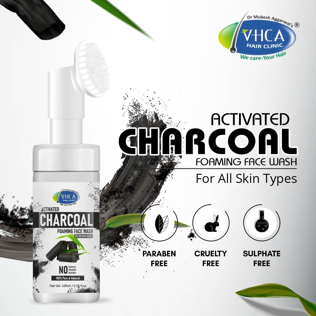 Activated Charcoal Foaming Face Wash